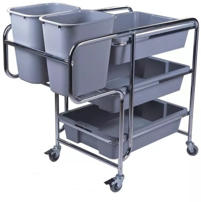 Xe thu gom bát đĩa 