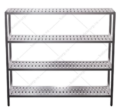 Kệ phẳng đục lỗ 4 tầng