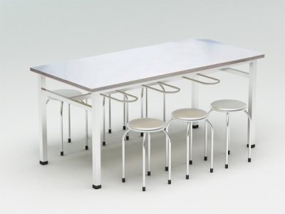 Bộ bàn ghế ăn inox