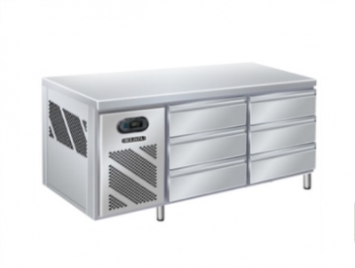 Bàn mát Berjaya 3 tầng 6 ngăn BS6DR/C6/3