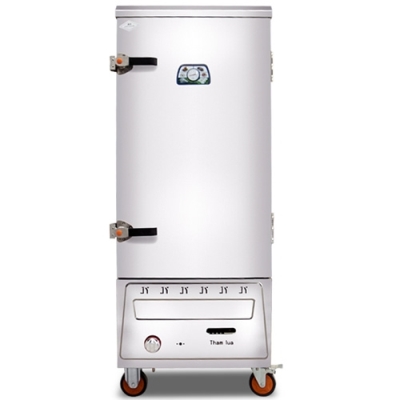 Tủ nấu cơm công nghiệp 12 khay dùng gas