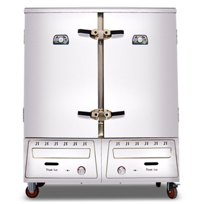 Tủ nấu cơm công nghiệp 24 khay dùng gas