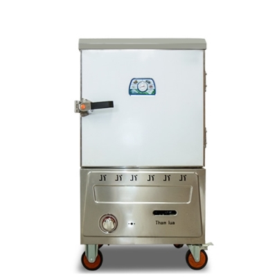 Tủ nấu cơm công nghiệp 6 khay dùng gas